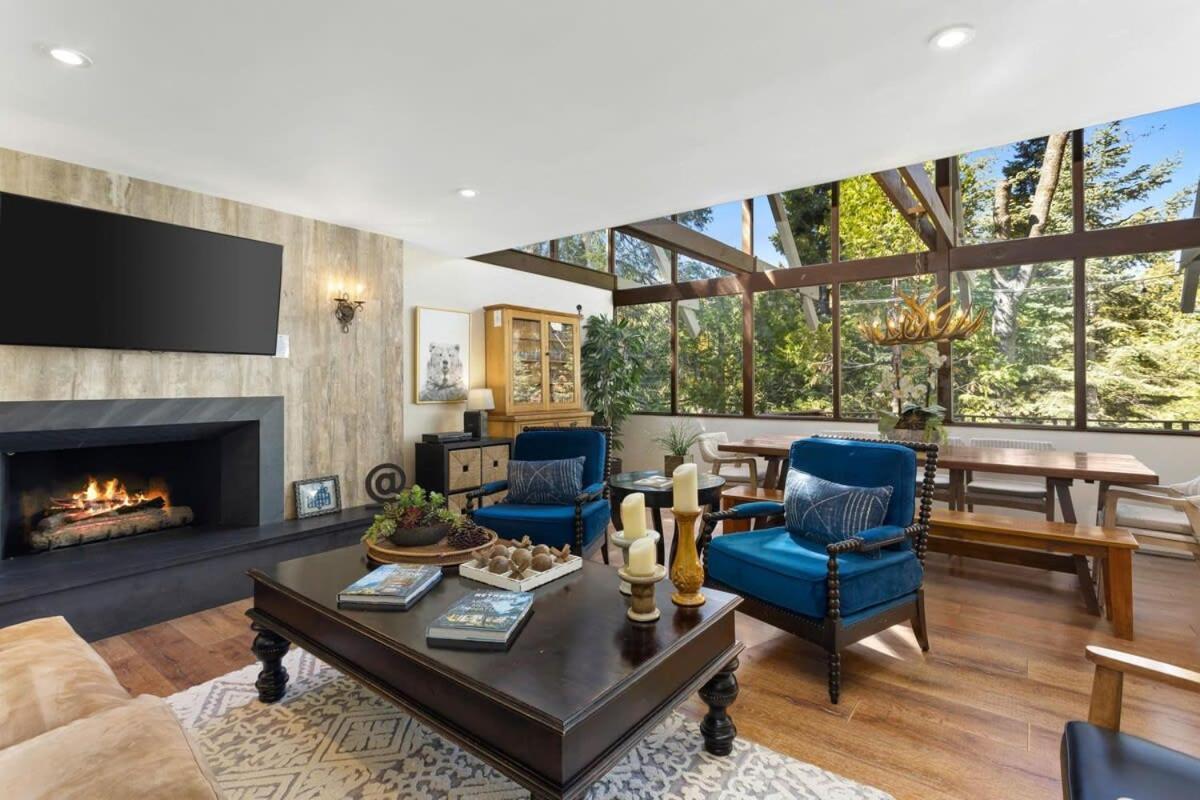 Snowflower Cabin Modern Luxe, 2 Level, 1500 Sqft, Ac, View, Dogs, Walk To Village Лейк-Эрроухед Экстерьер фото